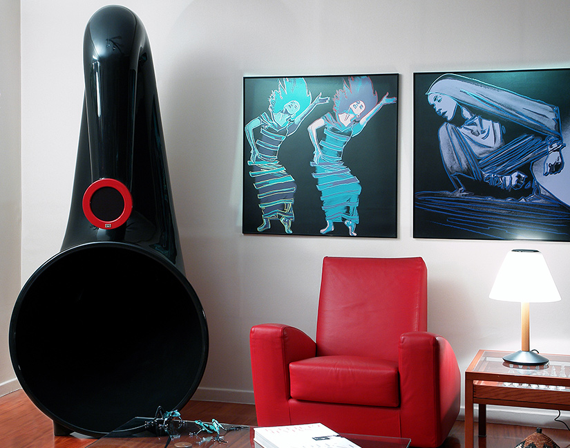 Horn speaker - Clarity and fullness of sound, dynamic, clear, correct and natural